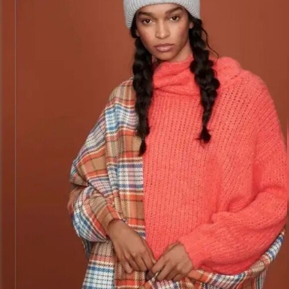 Anthropologie Pilcro Alpaca Wool Zamora Cowl Neck Knit Sweater 1X NWT - Picture 10 of 10